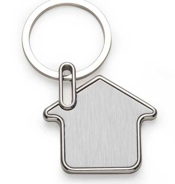 Chaveiro de metal casa